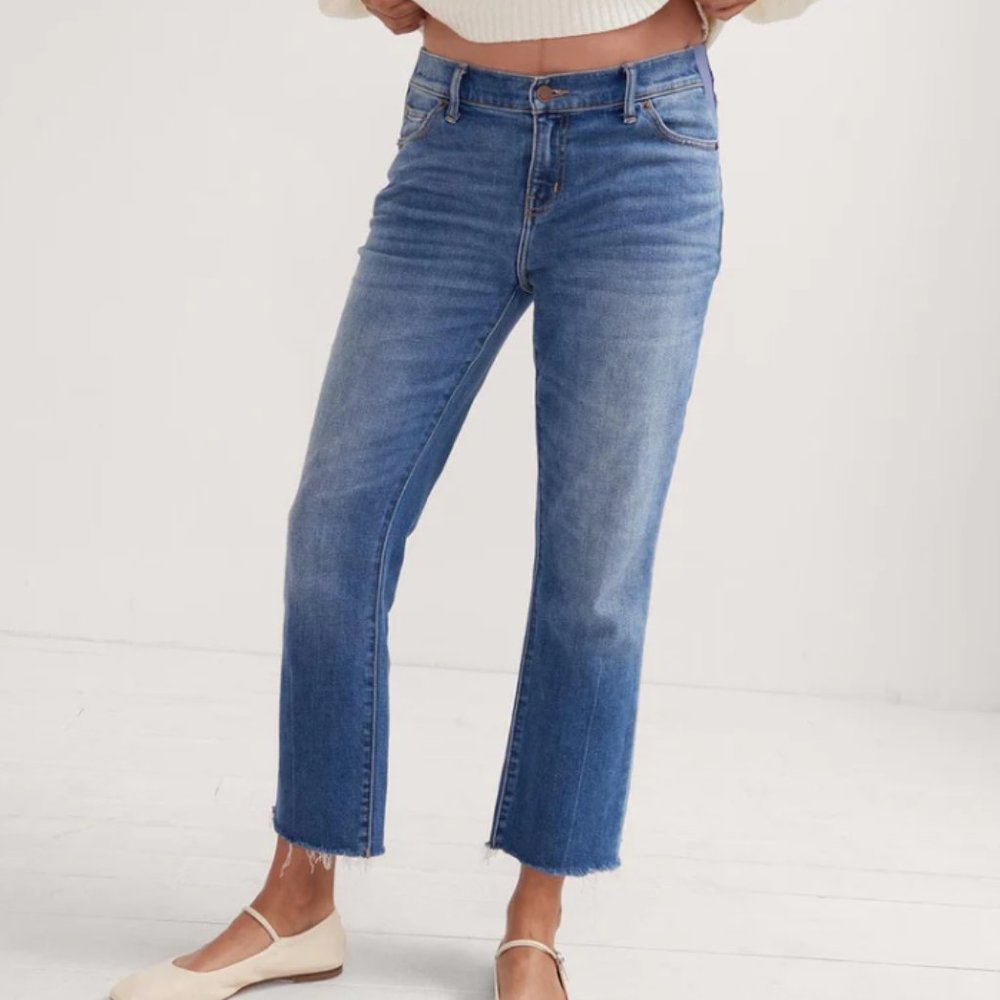 The Crop Maternity Jean